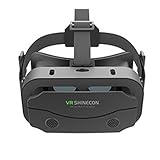 VR-Spielesystem - 3D Virtual Reality Headset, immersives VR-Headset | Geeignetes Geschenk VR Headset mit verstellbarer Passform, leicht zu tragende Smartphone VR-Brille, VR-Filmbetrachter, VR-Headset