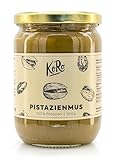 KoRo - Pistazienmus 500 g - 100% geschälte und geröstete Pistazien - Alternative zu herkömmlichen Aufstrichen - Vegan