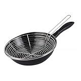 MAGEFESA Black Fritteusepfanne, Legierter Stahl Antihaftbeschichtung, Schwarz, 26 cm