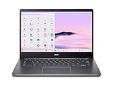 acer Chromebook Plus 514 Laptop mit Google AI - 14 Zoll Full HD 1920 x 1080 IPS Touch Display | Intel Core i3-N305 | 8GB LPDDR5 | 128GB SSD | Wi-Fi 6E | FHD Kamera | Chrome OS | CB514-4HT-375Z