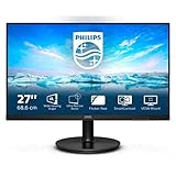 PHILIPS 271V8LA - 27 Zoll FHD Monitor, AdaptiveSync (1920x1080, 75 Hz, VGA, HDMI) schwarz