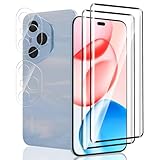 Jaavkkma 2 Stück Schutzfolie für Honor 400 Pro Panzerglas + 2 Stück Kamera Schutzglas, Härte 9H/Bläschenfrei Panzer Schutz Glas, Displayschutzfolie für Honor 400 Pro - HD Gehärtetes Glas