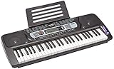 RockJam 54 Key Keyboard Piano with Power Supply, Sheet Music Stand, Piano Note Stickers & Simply Piano Lessons