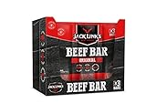 Jack Link's Beef Bar Original – 10er Pack (10 x 3 x 22,5g) – proteinreicher Rindfleischriegel – getrocknetes high–protein Rindfleisch – glutenfrei