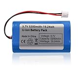 3,7 V 5200 mAh wiederaufladbarer Lithium-Ionen-Akku mit XH2.54-Anschluss