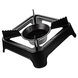 SEWOART Kleiner Alkoholkocher Grill Tragbarer Wiederverwendbarer Herd mit Luftzirkulation Sicherer Outdoor Bbq Kocher für Camping Kochen und Warmhalten von Speisen