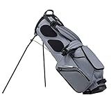 TaylorMade Flextech Lite Standtasche mit einem Riemen, Anthrazit/Schwarz