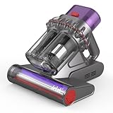 JETZT J23 Milbensauger Staubsauger mit UV-Licht und Vibration für Matratzen,400W Matratzen Staubsauger 16 KPa Saugleistung,Entfernt 99,9% Staub von Betten, Sofas, Tierhaare,LED-Anzeige,5m Kabel