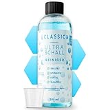 Ultraschallreiniger Konzentrat für jedes Ultraschallgerät | Hygienische & Materialschonende Reinigung für Brillen, Schmuck & Zahnersatz | Vom Augenoptiker entwickelt (500ml)