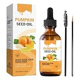 Pumpkin Seed Oil For Hair, Kürbiskernöl Für Das Haar, Natürliche Feuchtigkeitscreme, Gently Moisturizing, Cold Natural Moisturizer For Hydrating Repairing Dry Damaged Hair (60ml, A)
