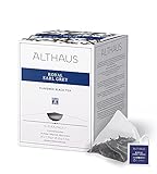 Althaus Tee ROYAL EARL GREY ⋅ Schwarzer Tee im Pyramidenbeutel ⋅ PYRA PACK ⋅ Schwarztee mit dem Zitrusaroma der Bergamotte ⋅ 15 x 2,75g