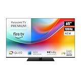 Panasonic Premium TV-65W85BEZ, W85B Serie, 65 Zoll, 4K Ultra HD QLED Smart TV, 2025, 120 Hz, Fire TV, Dolby Vision & Atmos, Game Mode Extreme, Alexa & Apple Support, Bluetooth, Schwarz