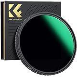 K&F Concept Nano-X Variable ND Filter 82mm Slim Variabler Graufilter ND8-128 (3-7 Stop) Neutral Graufilter