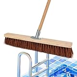 Flächenstreicher Mit Stiel, Bodenreinigung Terrassenbesen Multifunktionale Schubbesen, 3 Größen Gartenbesen, Haushaltsreinigungsmittel, Verschleißfest, Für Außenbereiche, Parks, Gärten, Terrasse