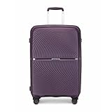 British traveller Hartschale Koffer Trolley PP Handgepäck Reisekoffer Groß 100 Liter mit 4 Spinnerräder Rollkoffer TSA-Schloß Teleskopgriff Suitcase