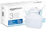 Amazon Basics Wasserfilterkartuschen, 3 Stück, passend für alle BRITA Systeme inkl. PerfectFit & Amazon Basics Systeme