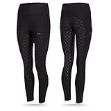 Eskadron Reithose Riding Tight PRO | Reithose Fullgrip | Sommerreithose leicht & atmungsaktiv | Reitleggings mit Handytaschen | Widerstandsfähige Reiterhose
