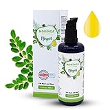 Moringa Maya Garden kalt gepresstes Haut Pflege-Öl in Premium Qualität, aus den Samen der Moringa Oleifera. Dermatest Zertifizierte Hautpflege, Gesichtspflege, Haarpflege, Anti-Aging, Behenöl (100ml)