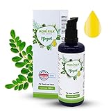 Moringa Maya Garden kalt gepresstes Haut Pflege-Öl in Premium Qualität, aus den Samen der Moringa Oleifera. Dermatest Zertifizierte Hautpflege, Gesichtspflege, Haarpflege, Anti-Aging, Behenöl (100ml)