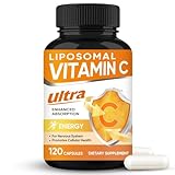 Liposomales Vitamin C, Vitamin C 2000mg Kapseln Ultra Strength für Zelluläre, Hohe Absorption