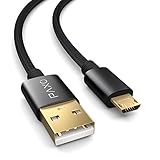 PAXO 0,3m Micro USB Kabel | USB A auf Micro-B Stecker | Daten- & Ladekabel für Bluetooth-Kopfhörer, Powerbanks, Lautsprecher, E-Zigaretten & mehr,schwarz