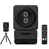 Nolansend Dual 4K Webcam, 2-in-1 magnetische Webcam mit Fernbedienung, für Fernlernen, Konferenzen und Hosting Meetings, 2 Autofokus-Kameras und Mikrofone, funktioniert mit Laptop/PC