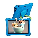 Kinder Tablet 10 Zoll ab 3 Jahren, 8GB RAM(4+4 erweitert), 64GB Speicher, Kids Tablet mit EVA Stoßfest Hülle & Kindersicherung App