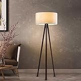 lux.pro Stehleuchte Newport Standlampe 1 x E27 Stehleuchte für Wohnzimmer Schlafzimmer Creme