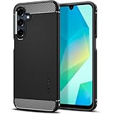 Spigen für Samsung Galaxy A16 5g Hülle [Fallschutz in Militärqualität] Rugged Armor Handyhülle Samsung Galaxy A16 Hülle -Matte Black