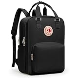 KALIDI Rucksack/Daypack Rucksack Mädchen Jungen & Kinder Damen Herren Schulrucksack mit laptopfach für 15 Zoll Notebook (U-Schwarz)