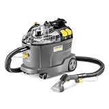 Kärcher Waschsauger Puzzi 8/1, leistungsstark, für die Reinigung von Polstern, Fleckentfernung auf textilen Flächen, inkl. ergonomischer, kurzer Polsterdüse, Schwarz