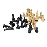 32 Stück Schauchspiel Schachfigurenset Schachfiguren Set für Brettspiel Schachspiel