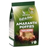 biozentrale Amaranth Poffies | 125 g | vegan | gepuffte, kleine Amaranth-Körner | Proteinquelle | für Müsli, Joghurt & bunte Frühstücks-Bowls