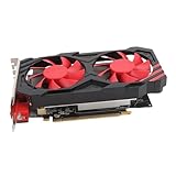 Pyhodi -Grafikkarte, 128 -Bit -Gaming -PC -Computergrafikkarten, 1G 128 -Bit -PCIe 2.0 X16 PC -Videokarding mit DVI -VGA -Schnittstellen für Arbeitscomputer