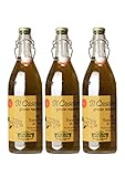 Farchioni Olio Extra Vergine Grezzo, Kaltgepresst, 1000 ml (3 x 1,0 l)