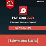 PDF Extra 2023 | Umfassender PDF Reader & Editor | PDFs erstellen, bearbeiten, umwandeln, zusammenfügen, kommentieren und signieren |Lebenslange Lizenz |1 Windows-PC|1 Benutzer [Online-Code für PC]