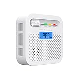 Kohlenmonoxid Melder, CO Melder mit 10-Jahres-Batterie, 10 Jahre Sensor, LCD Display, 85 dB Alarm, EN 50291 Zertifiziert. Vine