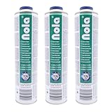 NOLA 3X Universalgas Druckgasdose 600 ml Butan Propan Gas Drehgewinde 338g 7/16' Universalgas Kartuschen Gasdose Gas Kartusche Drehverschluss für Unkrautbrenner, Gas Abflämmgerät Gaslampe EN417