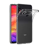 AICEK Hülle Compatible für Xiaomi Redmi Note 7 Transparent Silikon Schutzhülle für Redmi Note 7 Case Clear Durchsichtige TPU Bumper Xiaomi Redmi Note 7 Handyhülle (6,3 Zoll)