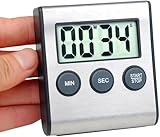 Kyzistn Digital Kitchen Timer, Küchentimer Magnetic Kitchen Timer, Big Digits Loud Alarm Magnetic Back Count Up Countdown Timer Perfect for Students, Cooking,Baking