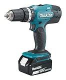 Makita DHP453RFE Akku-Schlagbohrschrauber 18V / 3,0 Ah, 2 Akkus + Ladegerät im Transportkoffer, Schwarz/Blau