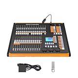 Lichtmischpult 1024 kanal DMX 512 Controller Bühne Beleuchtung DMX Konsole DJ Control Ausrüstung for Musik Zeigen Hochzeit Party Weihnachten für Lichtshows