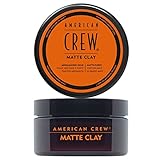 AMERICAN CREW – Matte Clay, 85 g, Stylingclay für Männer, Haarprodukt mit mittlerem bis starkem Halt, Stylingprodukt für optimale Formbarkeit, Struktur & leichten Glanz