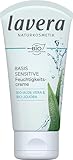 lavera basis sensitiv Feuchtigkeitscreme Bio Aloe Vera & Jojoba ∙ Intensive Feuchtigkeit ∙ Vegan Bio Pflanzenwirkstoffe Naturkosmetik Natural & innovative Gesichtspflege (1x50 ml)