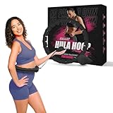 K-MART Gewichteter Hula Hoop, Infinity Smart Hula Hoops mit 16 Knoten, 360 Grad Auto-Spinning Ballmassage, Infinity Hoop für Erwachsene, Fitnessgerät zur Gewichtsabnahme
