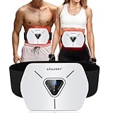 EMS Muskelstimulator, EMS Trainingsgerät, integrierter EMS Bauchtrainer, 8 Modi und 30 Stufen, elektrischer EMS Bauchmuskeltrainer für Männer und Frauen, geeignet für Fitnessübungen zu Hause