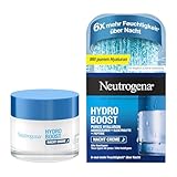 Neutrogena Hydro Boost Gesichtscreme, Nachtcreme mit Hyaluron, intensive Feuchtigkeit für jede Haut, 50ml