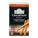 Ahmad Tea Cinnamon Haze Schwarzer Tee mit Zimt-Geschmack 20 Teebeutel mit Band/Tagged, 40g