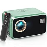 【Autofokus/Trapezkorrektur 6D/4P】Beamer 4K Unterstüt WiFi6 Bluetooth, 18000L Native 1080P Full HD Mini Beamer mit 50% Zoom, 300' LED Tragbar Projektor Kompatibel mit Smartphone/HDMI/USB/Fire TV Stick