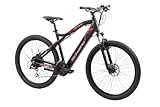 F.lli Schiano Braver 27.5 Zoll E-bike Pedelec , e bike Elektrofahrräder Mountainbike für Erwachsene Herren / Damen MTB Fahrrad mit Zubehör Batterie electric Motor Federgabel LCD Display Elektrofahrrad